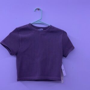 Forever 21 purple athletic top